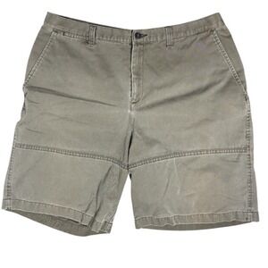 Lee Khaki Cargo Shorts Relaxed Fit Knee-Length